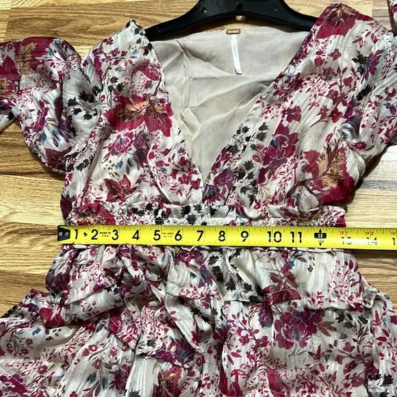 Free People Closer To The Heart Tiered Floral Dress Size XS - Picture 10 of 16